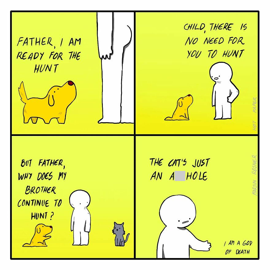 Comics With Hilarious, Dark And Unexpectedly Twisted Humor By Martin Rosner (35 New Pics)