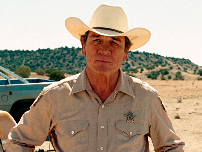 Tommy Lee Jones in a hat