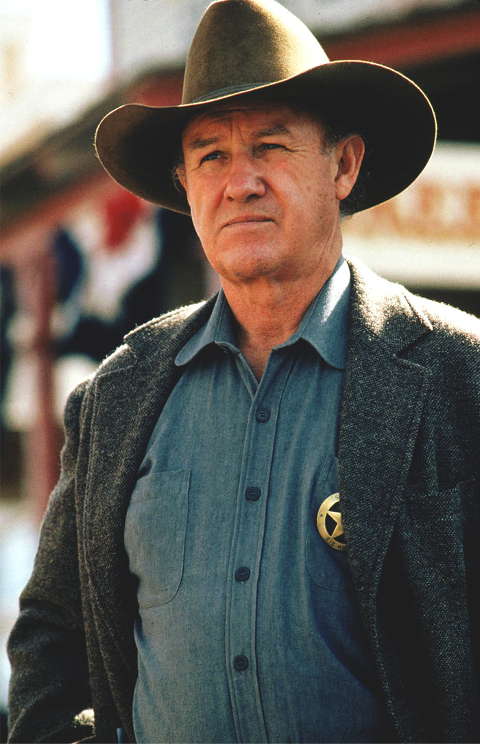 Gene Hackman in a hat