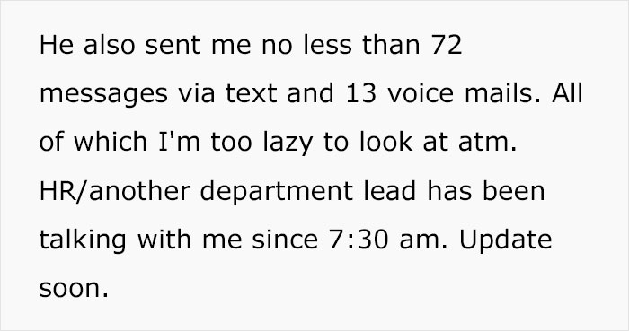 "My Boss Told Me I Was Fired As Soon As I Got To Work, Laughed And Walked Off"