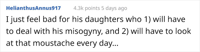 Woman Makes A Comment About Brother-In-Law's Mustache After He Did The Same About Her Leg Hair, He Has A Breakdown