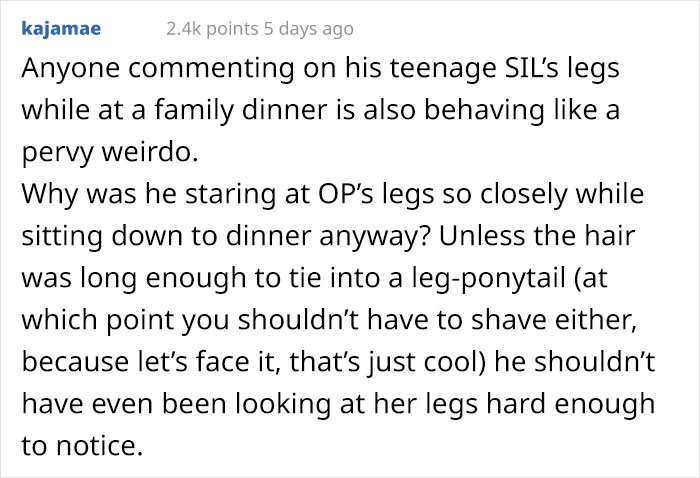 Woman Makes A Comment About Brother-In-Law's Mustache After He Did The Same About Her Leg Hair, He Has A Breakdown