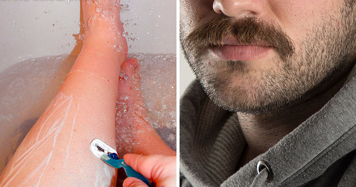 Woman Makes A Comment About Brother-In-Law’s Mustache After He Did The Same About Her Leg Hair, He Has A Breakdown