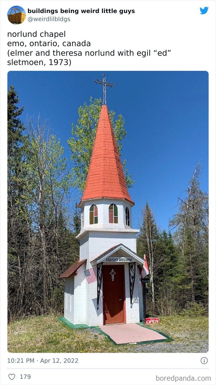 Buildings Being Weird Little Guys