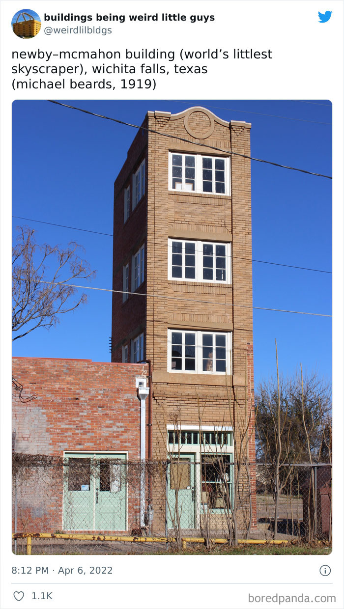 Buildings Being Weird Little Guys