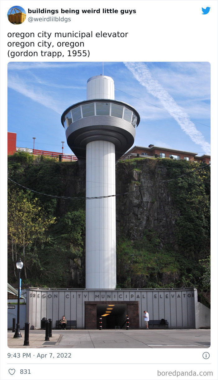 Buildings Being Weird Little Guys