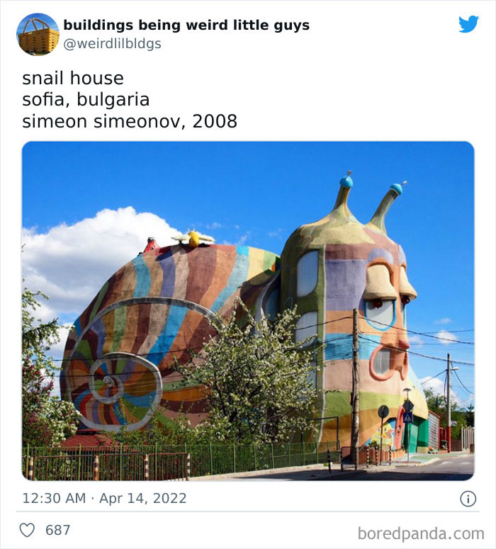 Buildings Being Weird Little Guys