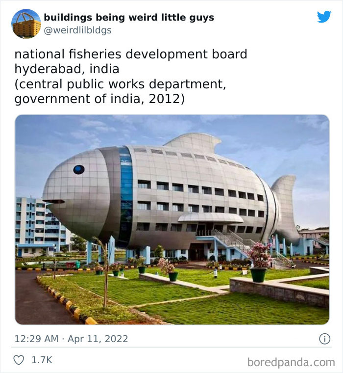 Buildings Being Weird Little Guys