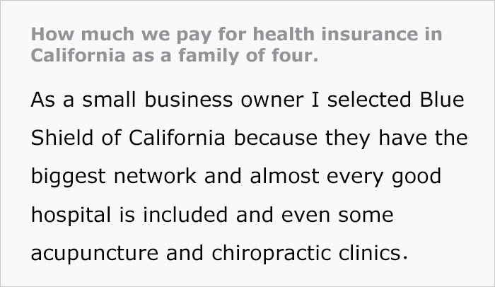 California Mom Reveals That Her Family Of 4 Pays $2,614/Month For Health Insurance, People Online Compare It With Their Countries
