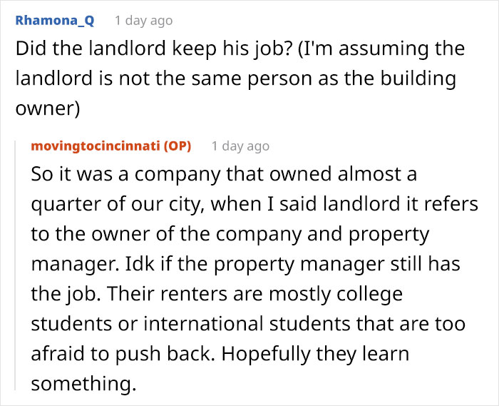 “Go Ahead, Call The City Inspector”: Tenant Finally Puts Landlord In His Place After Calling His Bluff “Go Ahead, Call The City Inspector”: Tenant Finally Puts Landlord In His Place After Calling His Bluff