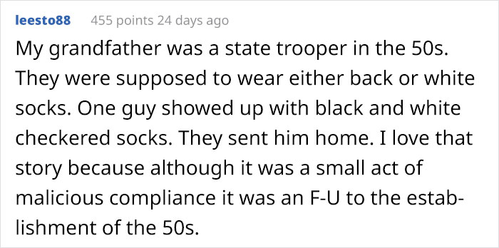 Micromanaging Boss Writes This Man Up For Wearing Red Shoes To Work, So He Followed The Dress Code To The Book