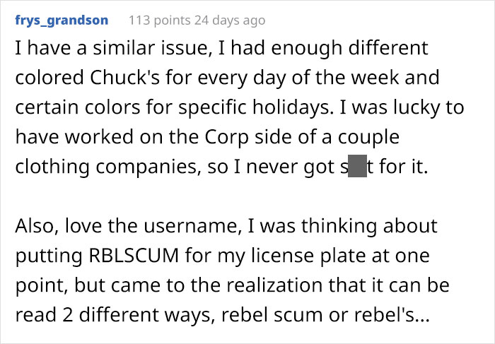 Micromanaging Boss Writes This Man Up For Wearing Red Shoes To Work, So He Followed The Dress Code To The Book