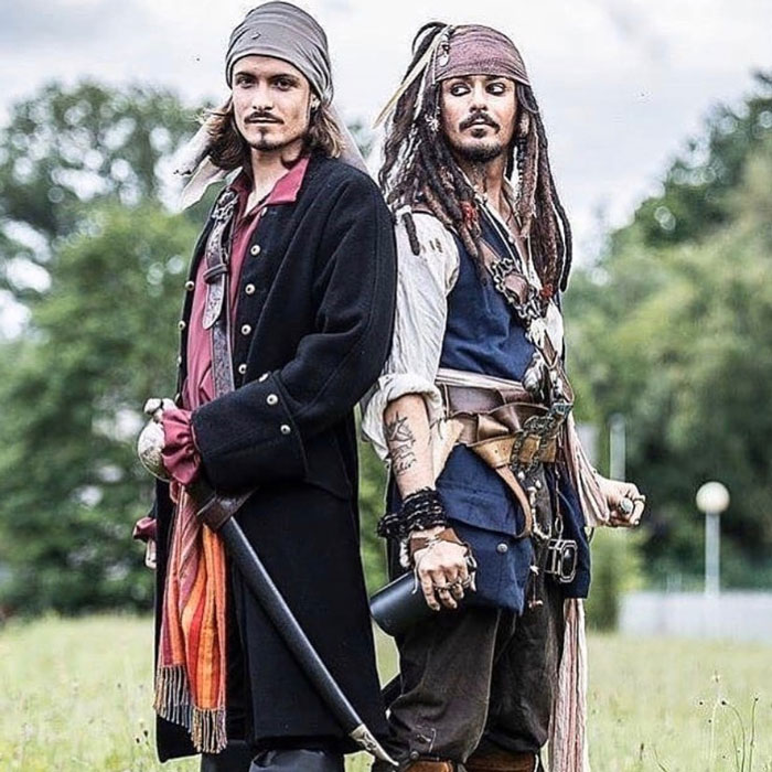 Orlando Bloom And Johnny Deppo Look-Alike