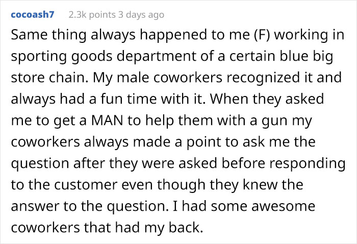 Female Manager At A Hardware Store Maliciously Complies To A Customer&rsquo;s Request For A &ldquo;Man&rsquo;s Help&rdquo;