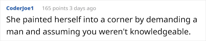 Female Manager At A Hardware Store Maliciously Complies To A Customer&rsquo;s Request For A &ldquo;Man&rsquo;s Help&rdquo;