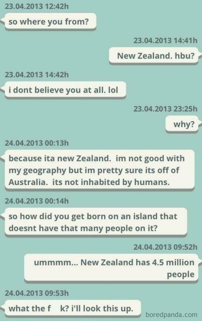 Is Not Good With His Geography