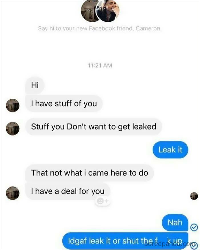 Blackmail Is So Boring 🙄 Thank You, Next.