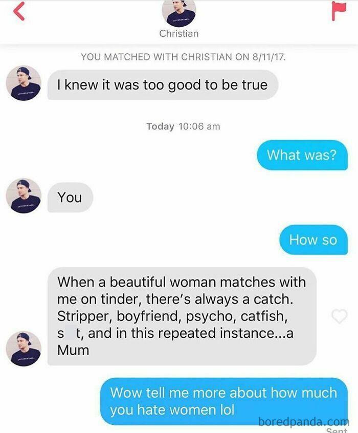 Christian Is Trash. 🗑 #byefelipe