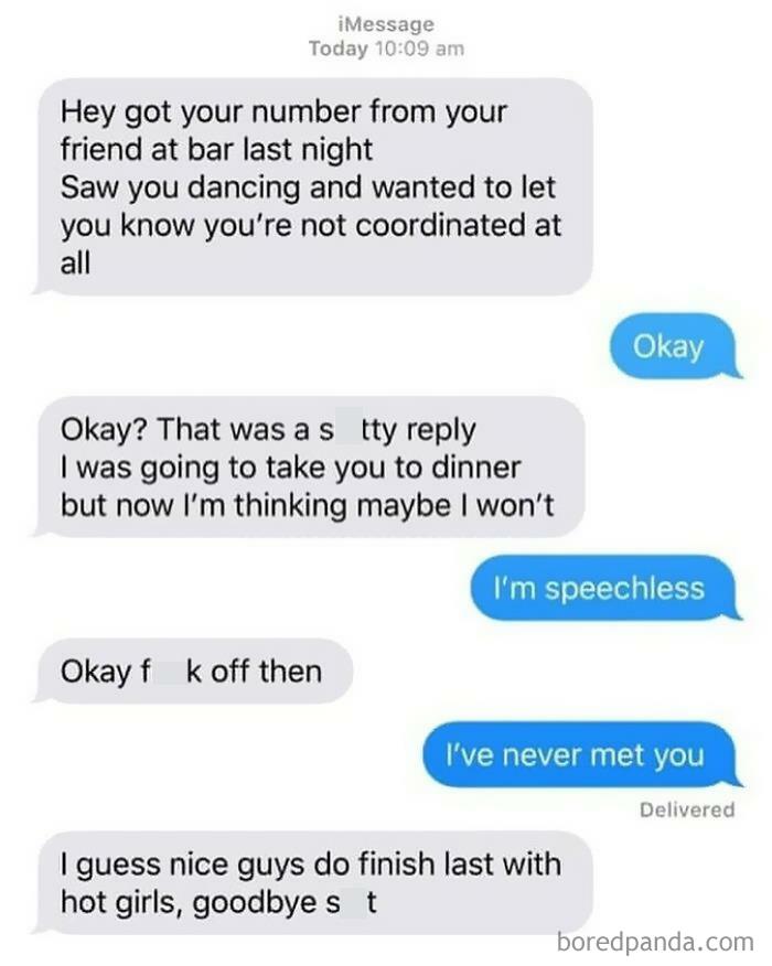 What Friend Gives Your Number To A Strange Creeper??? 😖 #niceguysfinishlast