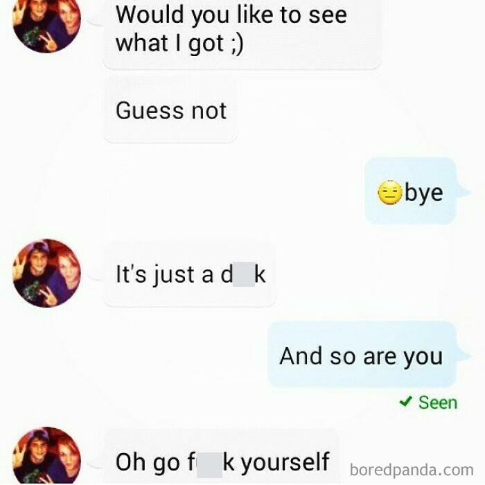 It's Just A Dick. #byefelipe