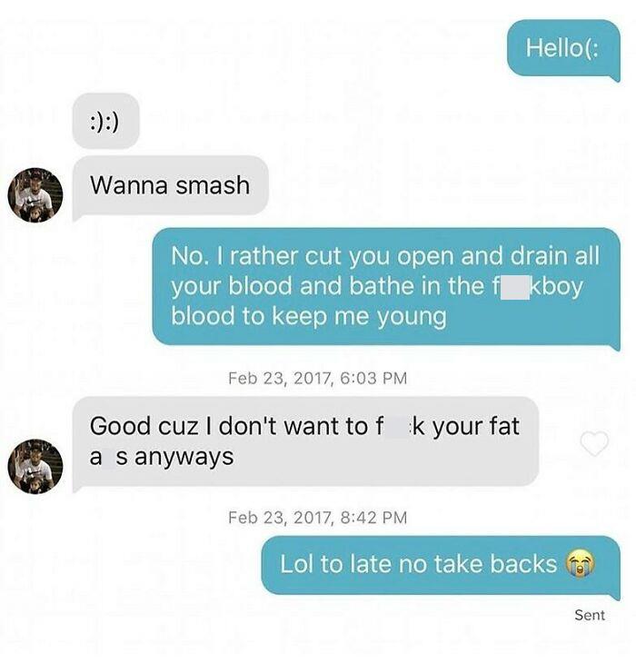 No Take Backs 🔪🤗 Thanks @raye_kynna