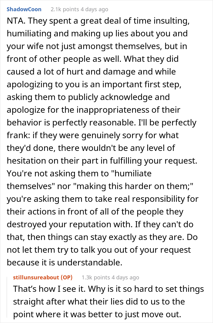 &ldquo;AITA For Refusing To Let My Family See My Son Until They Make A Formal Apology To My Wife And Announce It Online?&rdquo;