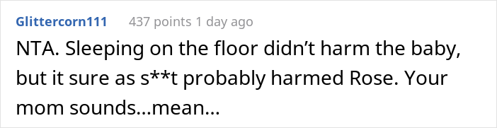 Guy Is Furious After His Mother Makes His Pregnant Girlfriend Sleep On The Floor And Keeps Checking On Her So She Doesn't Dare To Sleep On The Couch