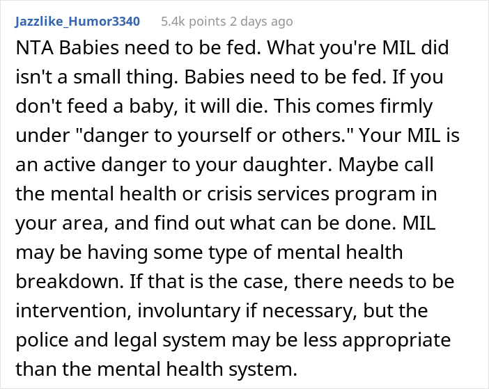 Dad Is Livid Over His Mother-In-Law Sneakily Breastfeeding His Daughter And Firing The Nanny Without Consulting Him, Calls The Cops On Her