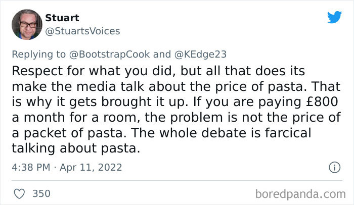 Delusional Conservative Says Families Should Just Eat Plain Pasta, Poverty Activist Destroys Him With Her Answer Delusional Conservative Says Families Should Just Eat Plain Pasta, Poverty Activist Destroys Him With Her Answer