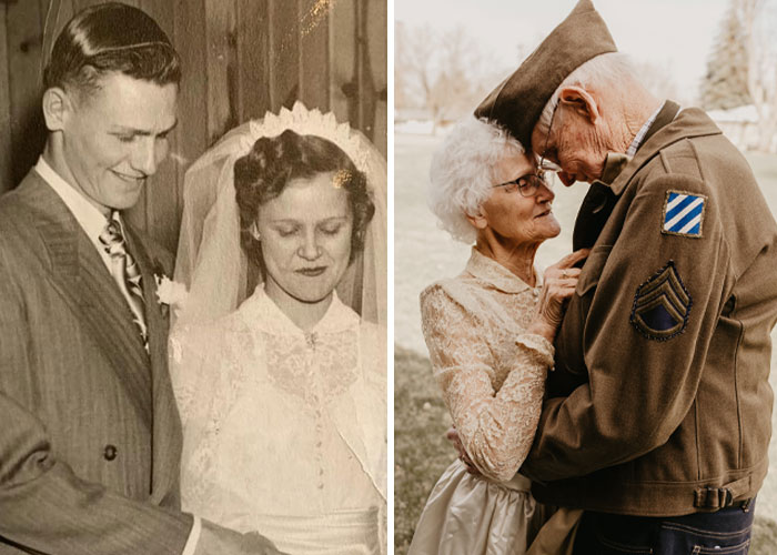 20 Heartwarming Photographs Of Couple Celebrating 70 Years Of Marriage Make Us Believe In Love Again