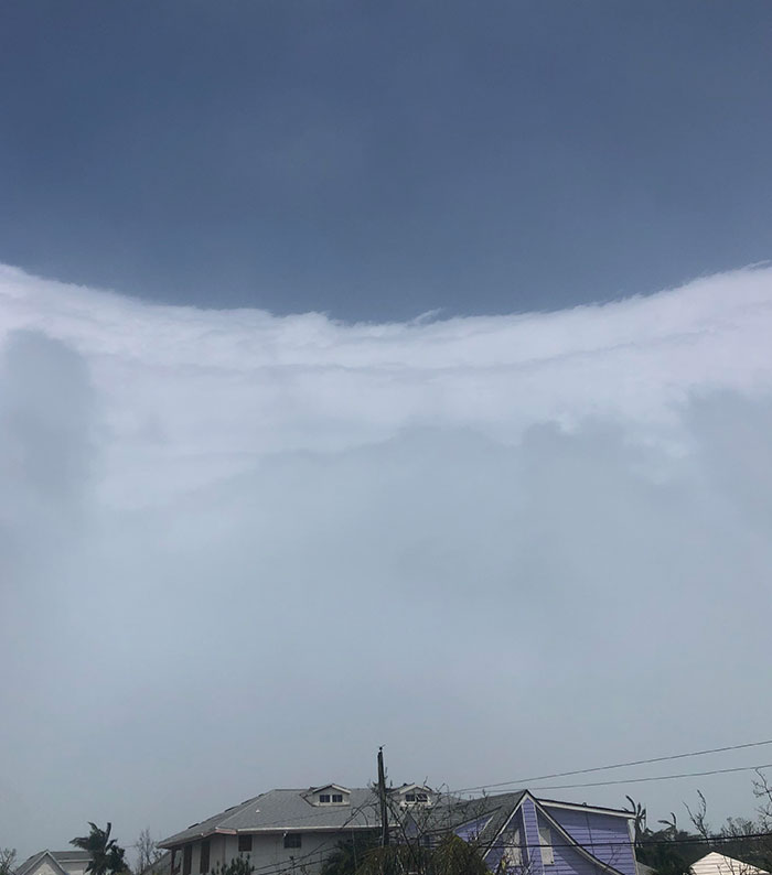 View From Inside The Eyewall Of Hurricane Dorian. Given To Me By A Hope Town Survivor We Evacuated From The Bahamas