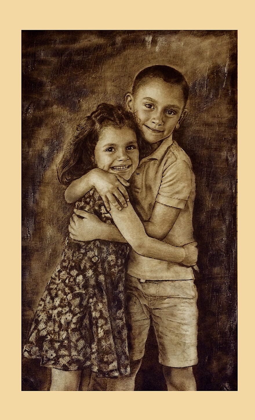 Portraits - Wood Burning Art