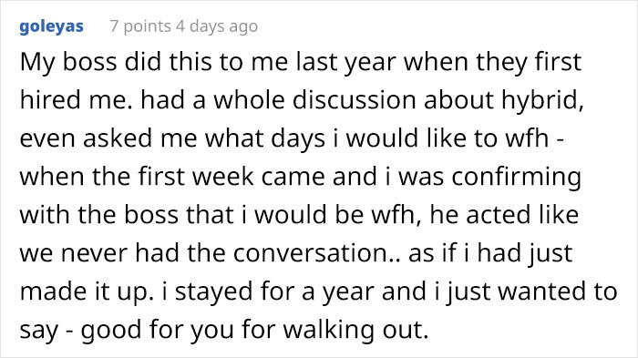 Person Quits After 3 Days Of Work After They Realized The Hybrid Work Model Was A Lie