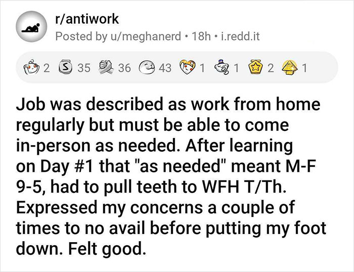 Person Quits After 3 Days Of Work After They Realized The Hybrid Work Model Was A Lie