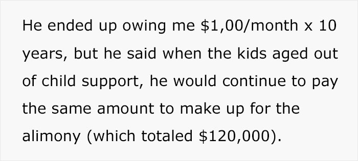 Ex-Husband Breaks Off Alimony Payments, So His Ex-Wife Listens To His Arrogant Advice And Makes Him Pay The Full $120,000 In 30 Days Ex-Husband Breaks Off Alimony Payments, So His Ex-Wife Listens To His Arrogant Advice And Makes Him Pay The Full $120,000 In 30 Days