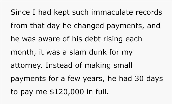 Ex-Husband Breaks Off Alimony Payments, So His Ex-Wife Listens To His Arrogant Advice And Makes Him Pay The Full $120,000 In 30 Days Ex-Husband Breaks Off Alimony Payments, So His Ex-Wife Listens To His Arrogant Advice And Makes Him Pay The Full $120,000 In 30 Days