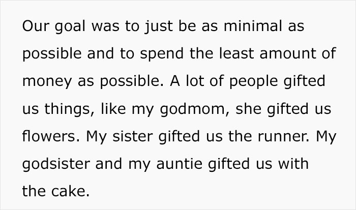 Frugal Bride Shares How She Only Spent $500 For The Whole Wedding With 40 Guests And People Are Applauding Her Ingeniosity