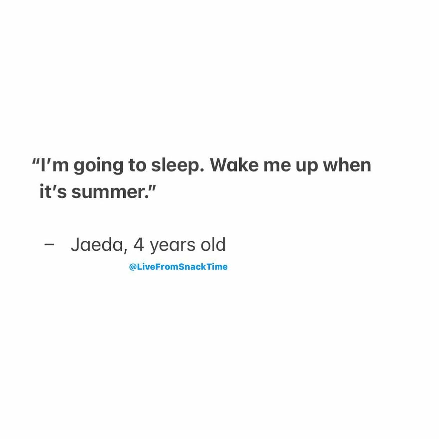 Wake Me Up When The Winter Ends