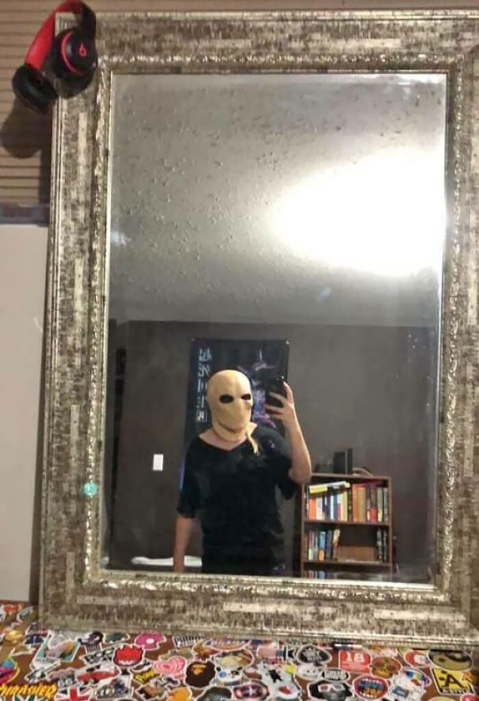 Wearing A Mask So Their Cover Isn't Blown