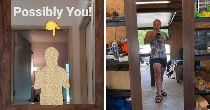 40 Times People Tried To Sell Mirrors And The Photos They Took Showed The Funniest Reflections (New Pics)