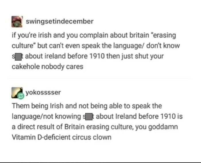 Imagine Assuming People Erase Their Own Culture By Themselves