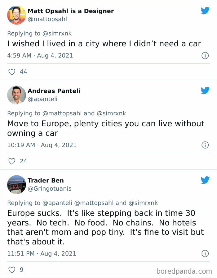 Apparently, Europe Has No Food And No "Tech"