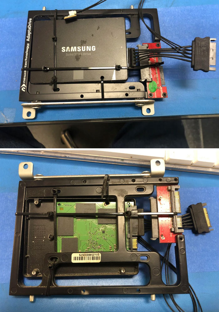 Customer Claims Nobody Ever Worked On His 2012 Imac, That This Is How It Came When He Bought It From Apple