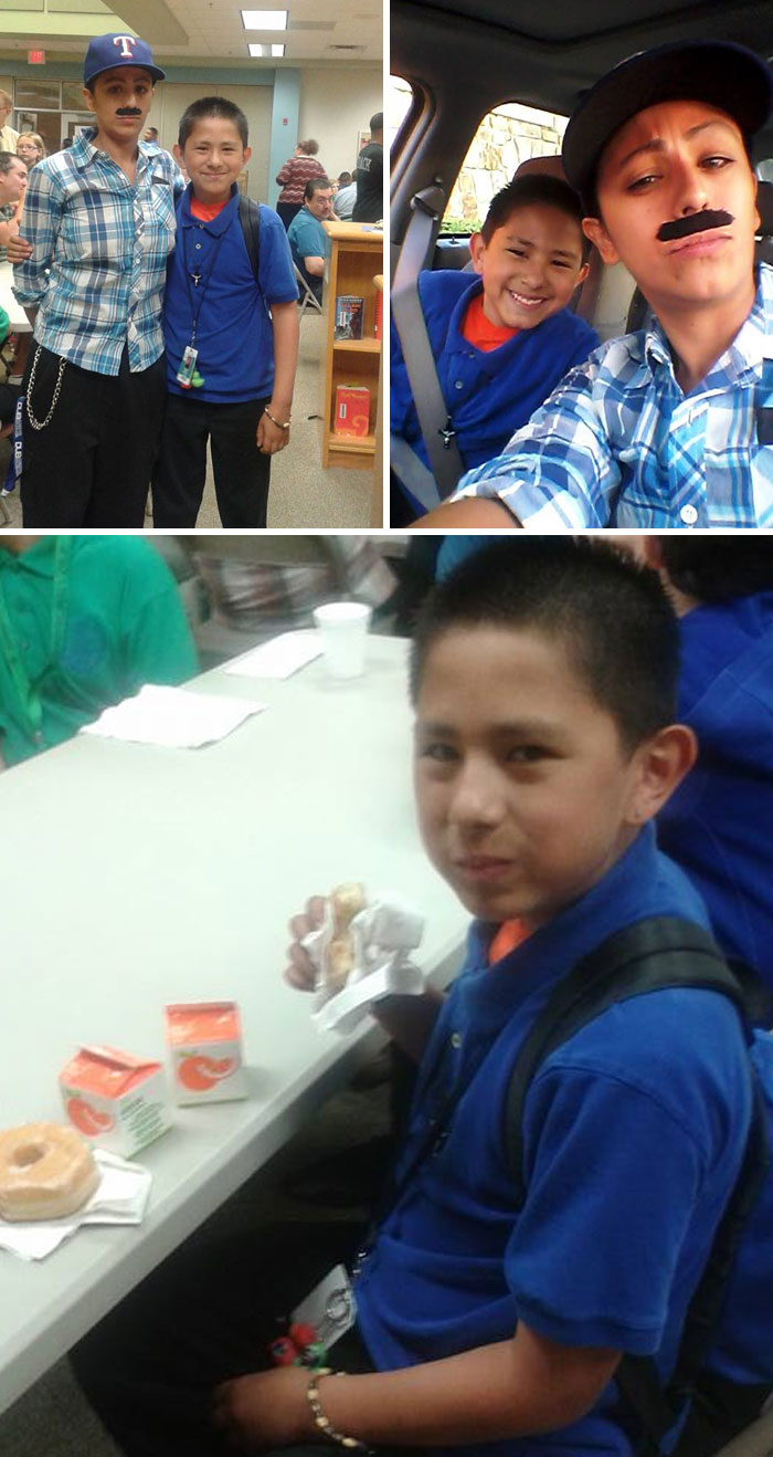 Single Mom Dresses As Dad So Her Son Wouldn't Miss "Donuts With Dad" Day At School