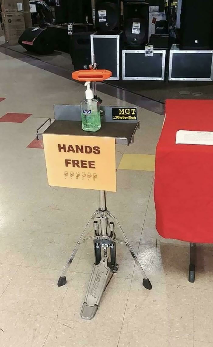 Hands-Free Sanitizer Dispenser