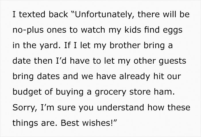 &ldquo;She Sent Me A Spreadsheet Of Chores&rdquo;: Guy Bans Brother's Annoying Girlfriend From Family Celebration