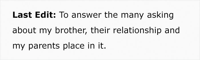&ldquo;She Sent Me A Spreadsheet Of Chores&rdquo;: Guy Bans Brother's Annoying Girlfriend From Family Celebration