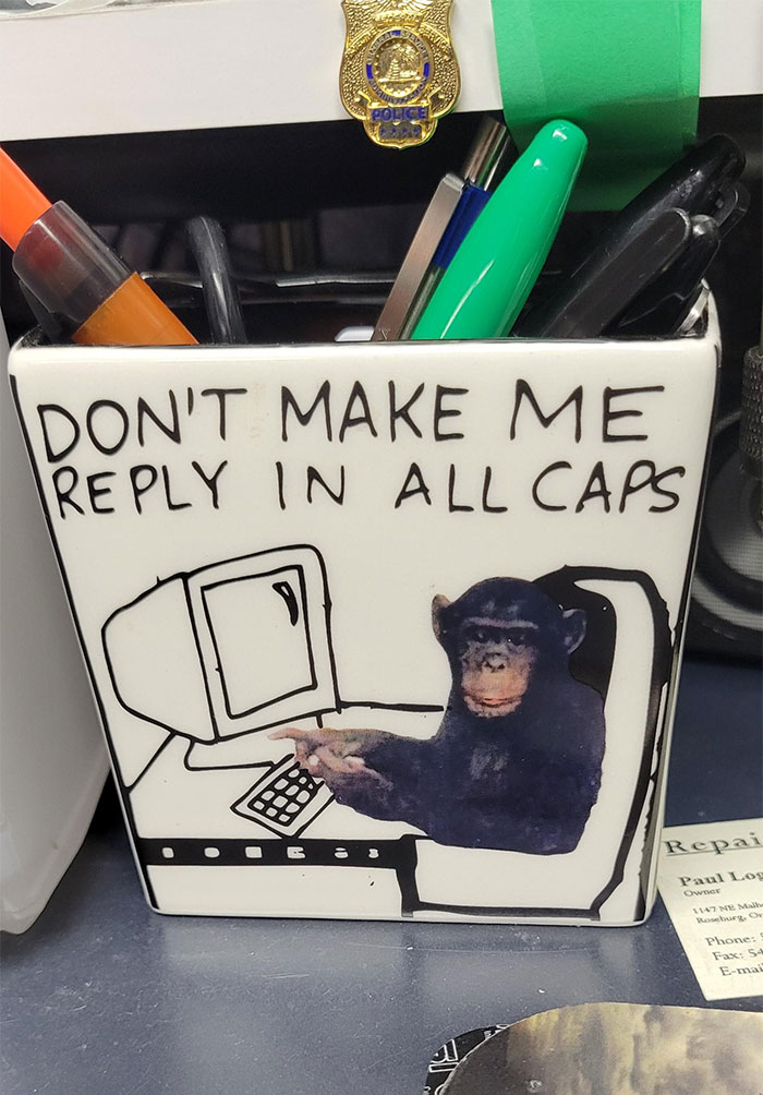 My Boss's Pen Holder