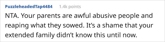 Mom And Dad Are Disappointed That Their Son Told Grandfather That He Got Kicked Out Of Their Home As He Turned 18
