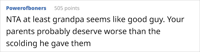 Mom And Dad Are Disappointed That Their Son Told Grandfather That He Got Kicked Out Of Their Home As He Turned 18